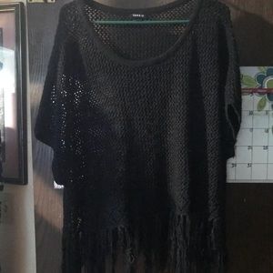 Fringed sweater